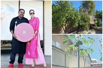 Khu vườn rộng thênh thang của Thu Phương và ông xã Dũng Taylor 