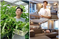 Cận cảnh penthouse 3 tầng có sân vườn xanh mướt của Ngô Kiến Huy