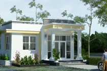 10 mẫu nhà cấp 4 mái bằng chi phí thấp nhất 2018