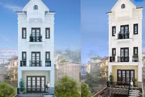 10 mẫu nhà ống cổ điển tuyệt đẹp dành cho nhà chật