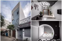 Ngắm nhà Sài Gòn “biết thở” với mặt tiền gạch kính trên báo ngoại