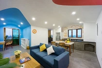 Căn hộ Sài Gòn đẹp lạ thường nhờ trần uốn cong độc lạ