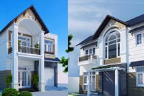 Gợi ý 10 mẫu biệt thự phong cách bán cổ điển đẹp mê mẩn