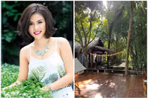 Khu vườn sinh thái đi mỏi chân không hết của Vân Trang