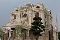 Choáng ngợp thú chơi biệt thự xa hoa như lâu đài của đại gia tỉnh lẻ