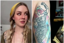 Cô gái có hình xăm Wonder Woman đầy “thảm họa”
