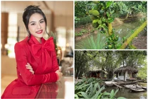 Choáng ngợp khu sinh thái 50.000m2 của diễn viên Vân Trang