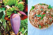 Một bộ phận cây chuối thường bị bỏ đi, làm nộm cực ngon 