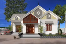  Mãn nhãn 10 mẫu nhà mái thái 900 triệu đẹp hút mắt