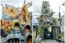 Kỳ quái những căn biệt thự đại gia Việt xây, nhìn đã rùng mình