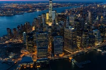 Hình ảnh kinh ngạc nhà chọc trời ở New York nhìn từ trên cao