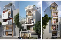 10 mẫu nhà ống có tầng hầm đơn giản, hiện đại