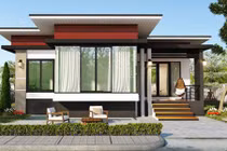 10 mẫu nhà mái bằng chi phí khoảng 900 triệu đồng