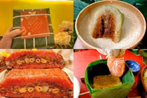 “Tròn mắt” những loại bánh chưng độc lạ hút khách dịp Tết