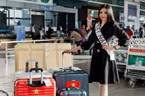 Bất chấp lùm xùm, Lê Âu Ngân Anh lên đường đi thi Hoa hậu Liên lục địa