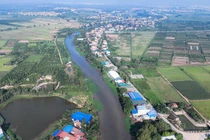 Hiện trường vụ 3 bố con tử vong trên sông Bắc Hưng Hải ở Hưng Yên
