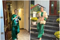 Cận cảnh biệt thự bạc tỷ ngập sắc Tết của Phương Oanh