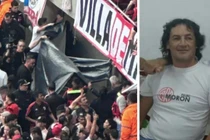 Trận đấu bị hoãn do một CĐV rơi từ khán đài xuống tử vong 