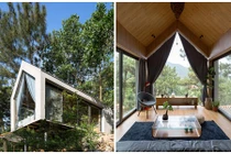 Nhà gỗ bên rừng thông ở Sóc Sơn đẹp mê mẩn trên báo ngoại