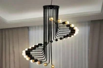 10 mẫu đèn chùm sang chảnh cho phòng khách