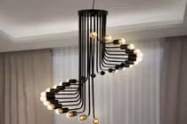 10 mẫu đèn chùm sang chảnh cho phòng khách