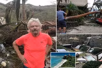 Thiên đường của "dị nhân" Richard Branson tan hoang sau siêu bão Irma
