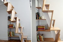 Những mẫu cầu thang độc đáo cho nhà chật