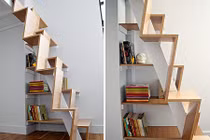 Những mẫu cầu thang độc đáo cho nhà chật