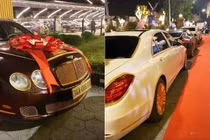 Độ giàu có của đại gia Hải Dương kỷ niệm ngày cưới bằng siêu xe