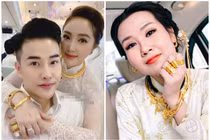 Giá vàng tăng mạnh: Ngắm trang sức hàng khủng của sao Việt