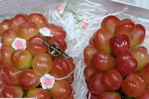 Nho trái tim hơn 2 triệu đồng/kg vị lạ siêu lạ... nhà giàu lùng mua