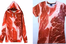 Ăn theo bão giá tăng phi mã, áo in hình thịt lợn tươi sống gây sốt chợ mạng