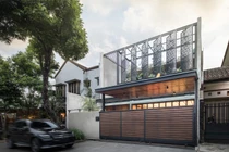 Độc đáo ngôi nhà có 5 khu vườn xanh mát bao quanh