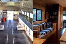 Nhà cải tạo từ xe buýt “ăn đứt” biệt thự siêu sang