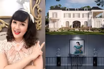 Choáng ngợp biệt thự bề thế như lâu đài của nghệ sĩ Vân Dung