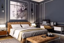 Biến tấu nội thất nhà ở với phong cách bán cổ điển 