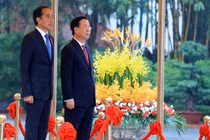 Chủ tịch nước Võ Văn Thưởng chủ trì lễ đón Tổng thống Indonesia