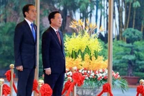 Chủ tịch nước Võ Văn Thưởng chủ trì lễ đón Tổng thống Indonesia