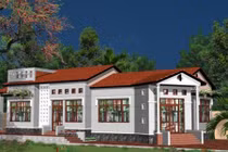 10 mẫu biệt thự 1 tầng mái ngói bình dị vẫn đẹp ngỡ ngàng