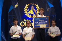 Nam sinh Trần Phú nhất cuộc thi tuần Olympia với 410 điểm