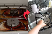 Mẹo làm sạch dầu mỡ mặt bếp bằng nguyên liệu có sẵn 