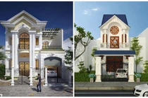 10 mẫu nhà phố 2 tầng kiểu Pháp đẹp đẳng cấp