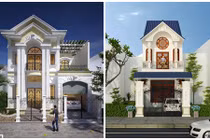 10 mẫu nhà phố 2 tầng kiểu Pháp đẹp đẳng cấp