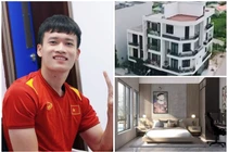 Cận cảnh biệt thự đồ sộ của tiền vệ Hoàng Đức tại quê nhà 