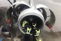 Chuyến bay gặp họa vì cụ bà ném tiền xu vào động cơ cầu may mắn