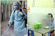 Dịch vụ phun khử khuẩn, lắp vách ngăn “hốt bạc” giữa mùa dịch