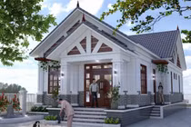 10 mẫu nhà cấp 4 dưới 700 triệu đáng xây nhất 2019