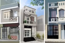 10 mẫu nhà ống 2 tầng 400 triệu đẹp hiện đại 2018