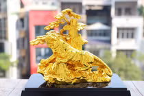 Tượng hổ vàng bạc triệu đổ bộ thị trường Tết Nhâm Dần 2022