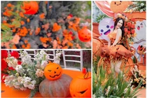 Xuýt xoa biệt thự hoành tráng đón Halloween của Đoàn Di Băng